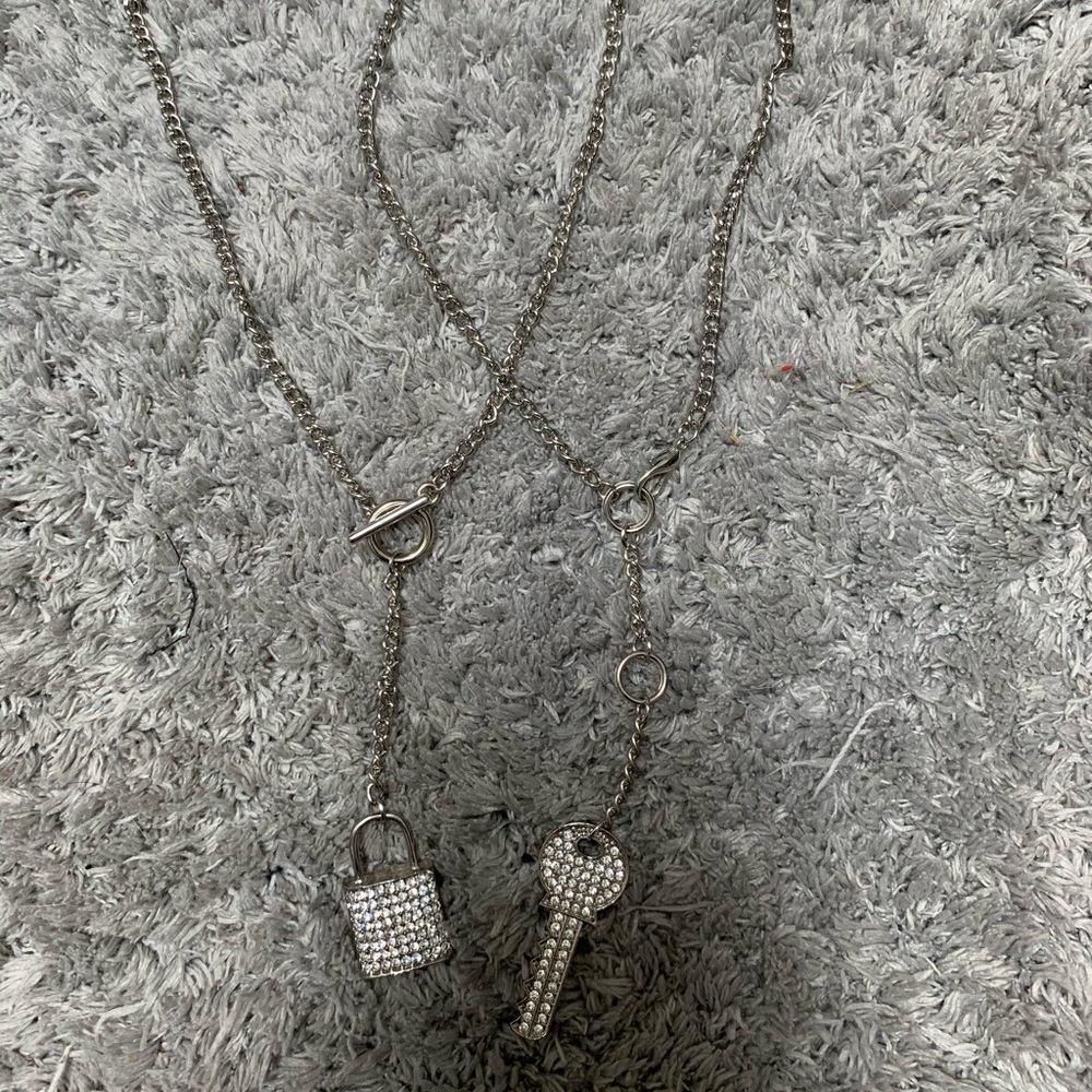 Lock and Key Necklaces - Picture 3 of 3